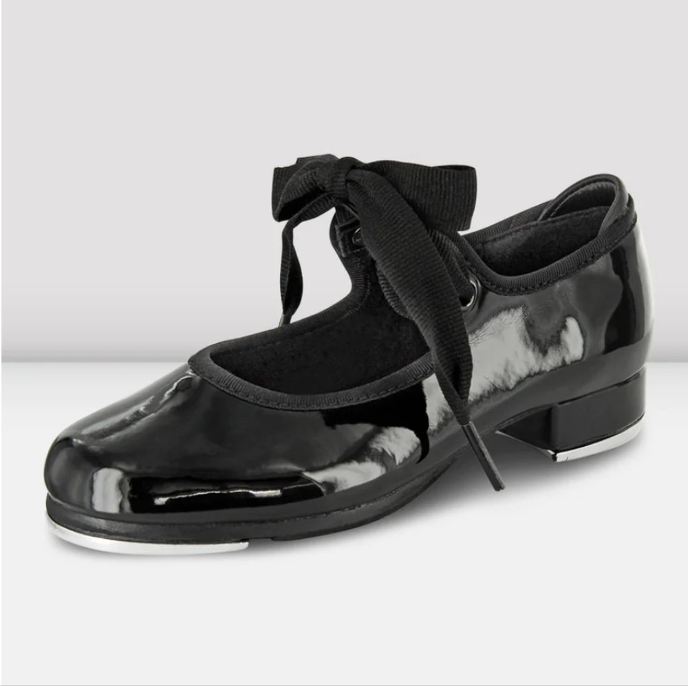 Bloch Annie Tyette Black Tap Shoes Size 11